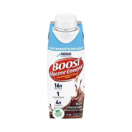 BOOST Glucose Control Chocolate Oral Supplement, 8 oz. Carton, PK 24 00043900116426